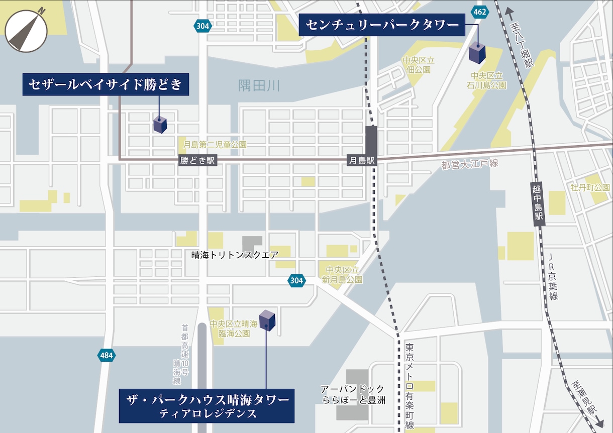 わかりやすく、見やすい地図を作成します 様々な用途に使える地図を丁寧に作成いたします！ イメージ2