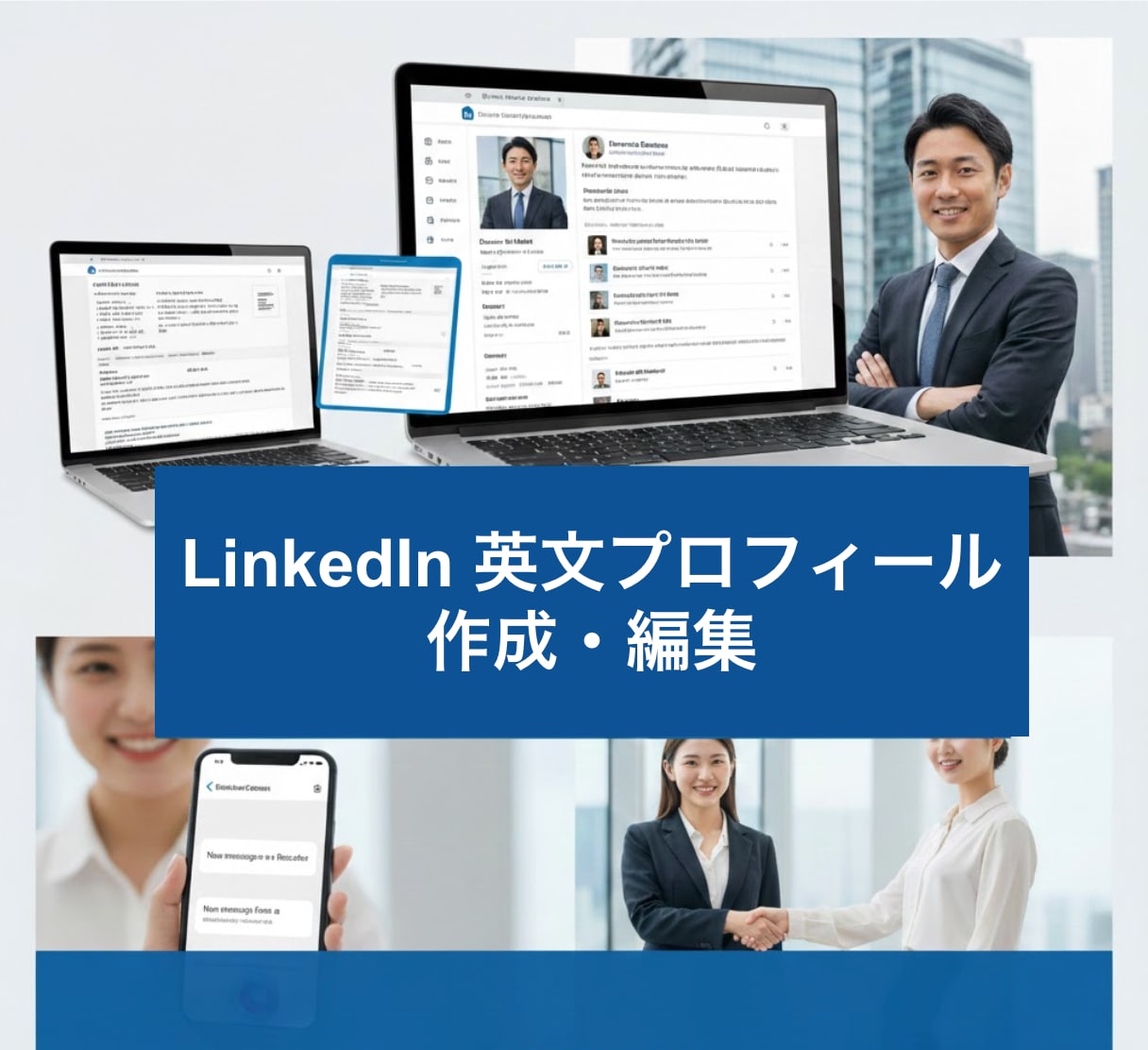 LinkedInのプロフィールを編集/作成します 米国MBA卒・在米GAFA社員がLinkedinのプロフ作成 イメージ1