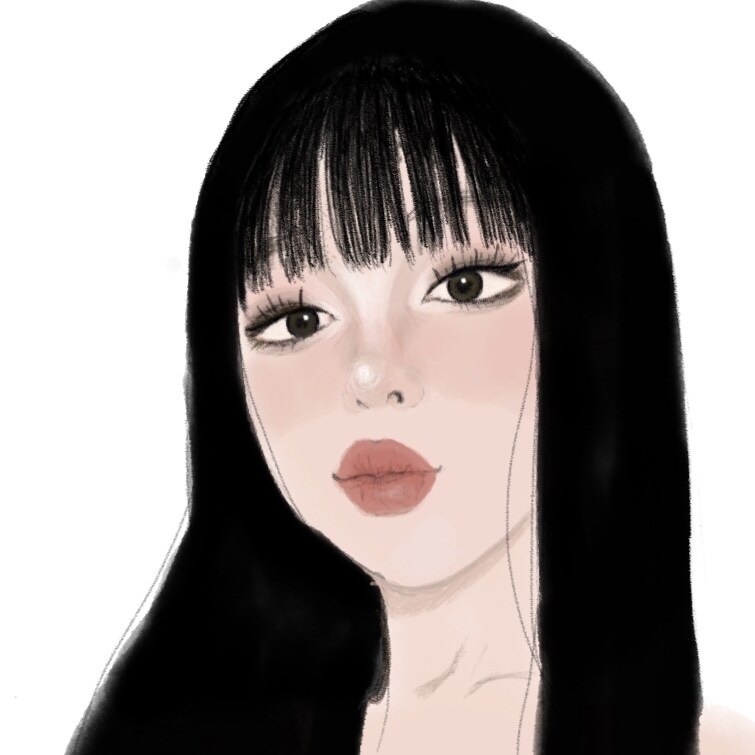 SNSアイコン画像向きな顔イラストを制作します 韓国の雰囲気とKPOPが好きな方に刺さる絵を目指してます。 イメージ1