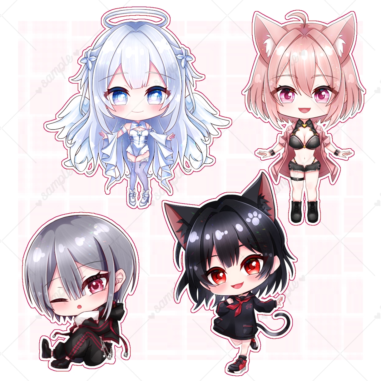 ハイクオリティなSDキャラ描きます 商用利用・著作権オールOK!!TRPG・VTuber・歌い手 イメージ2