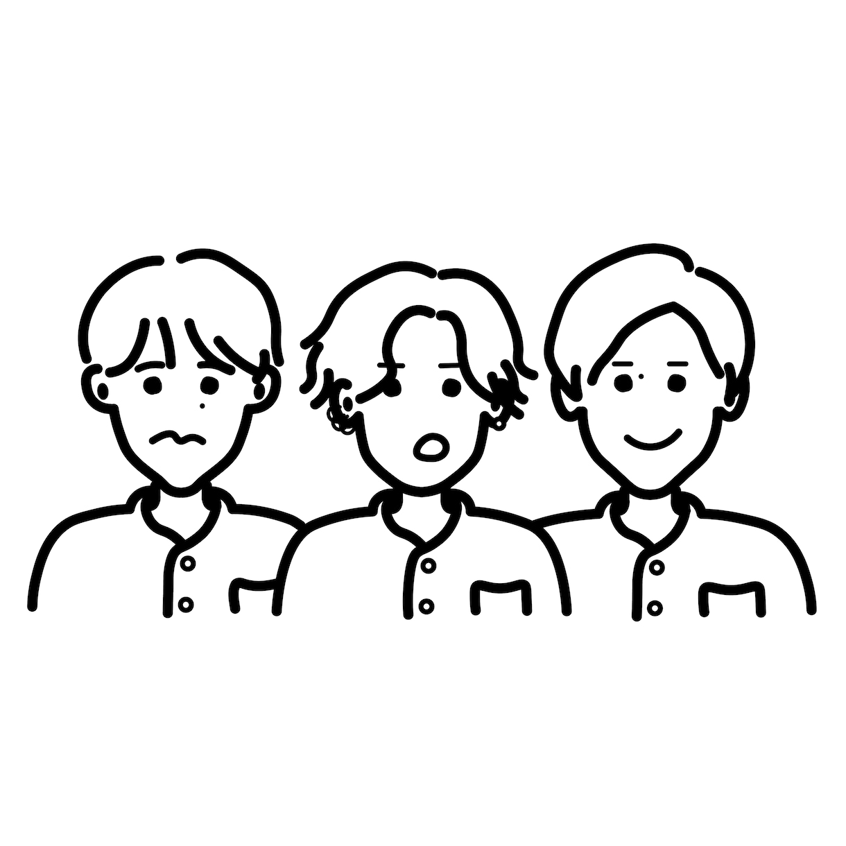 シンプルな似顔絵イラスト作ります SNSアイコンなどの利用にいかかですか イメージ9