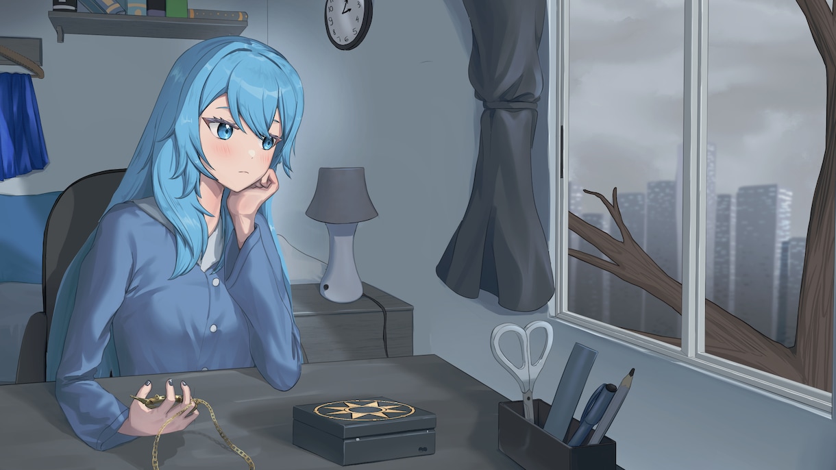 アニメ塗りでキャラクターの半身イラストを描きます スチル、アイコン等、サムネール用のイラストをご希望の方に！ イメージ2