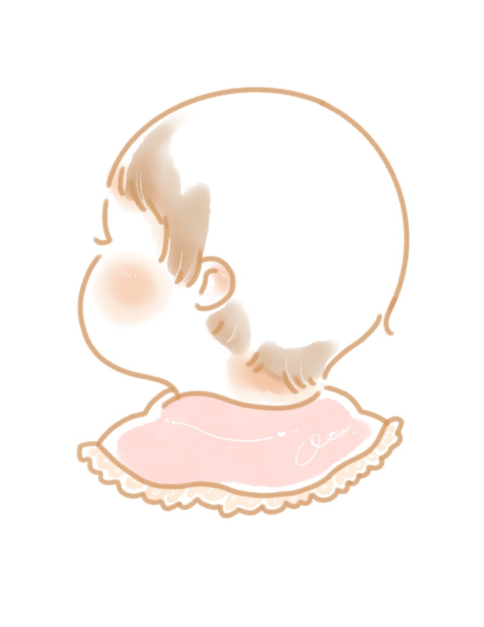 ファーストカットのイラストかきます せっかくならお子様の大切な成長を可愛く残しませんか？ イメージ1