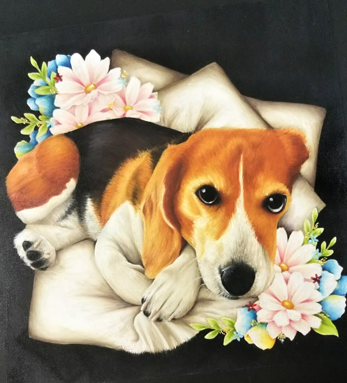 大切なペットの似顔絵、ウェルカムボード描きます 全て手描きで、世界に１つだけの絵です。 イメージ3