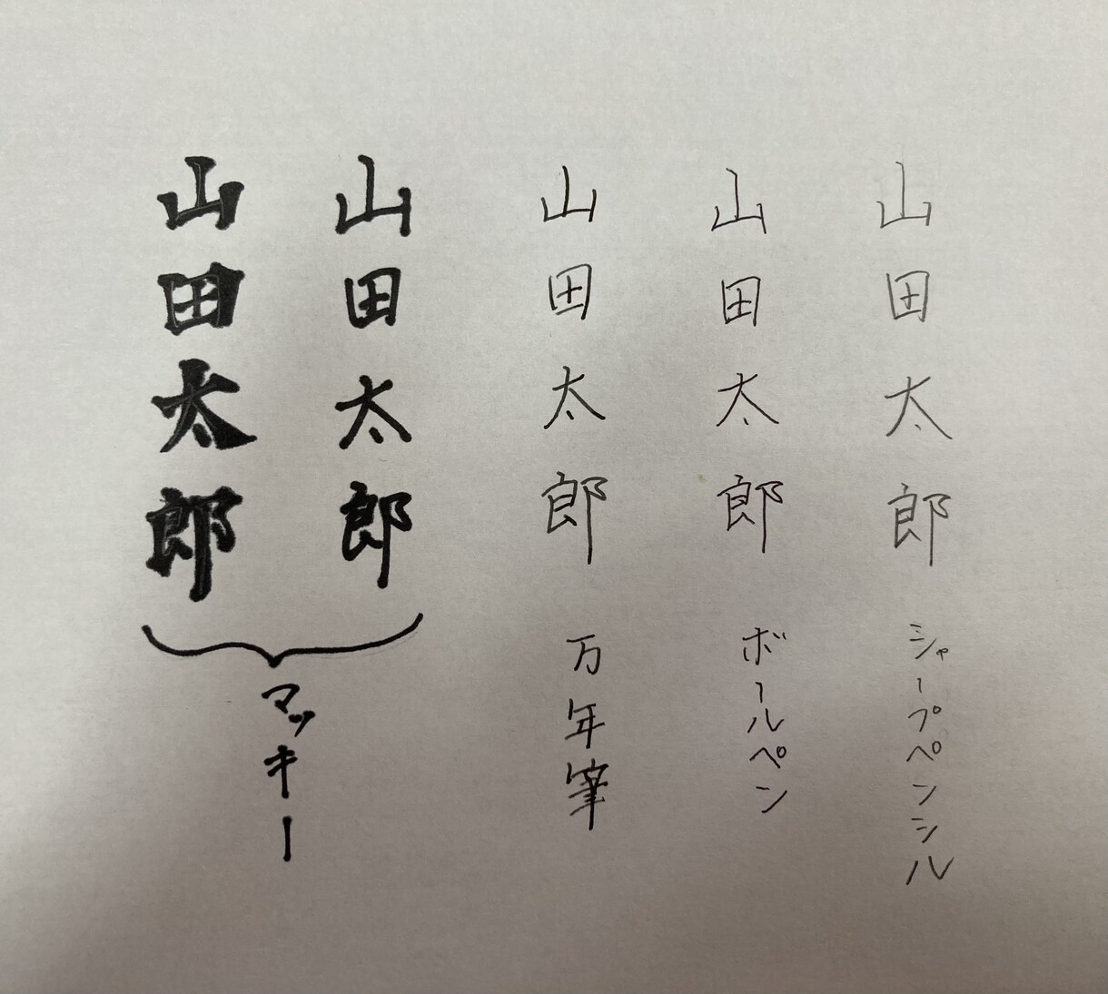 文字の代筆致します 手紙や配布資料など、手書き文字で媒体を作成したい方へ イメージ1