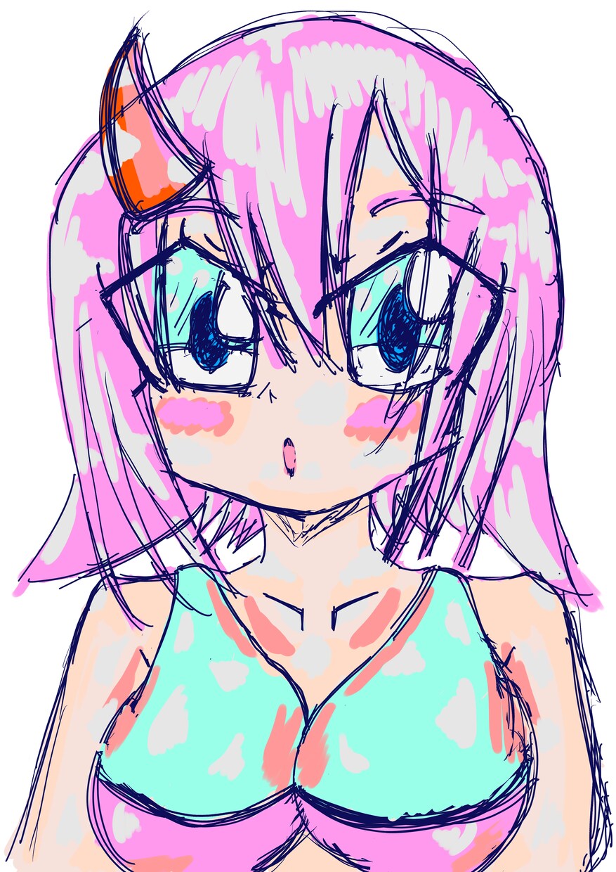 女の子のオリジナルキャラクター描きます LINEスタンプサイズの女の子を描きます。 イメージ9
