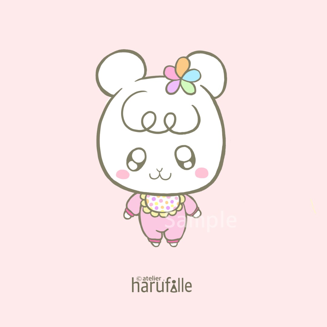 ふんわり可愛いゆるキャラでアイコンを制作します 可愛いゆるキャラで、あなたのSNSの「顔」をつくります イメージ2