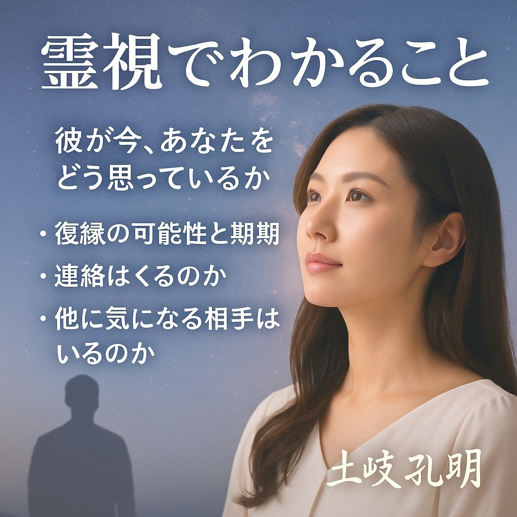 復縁占い｜連絡が来ない相手の気持ちを視ます もう終わったと思ってる？あの人の本音と可能性を視て伝えます。 イメージ3