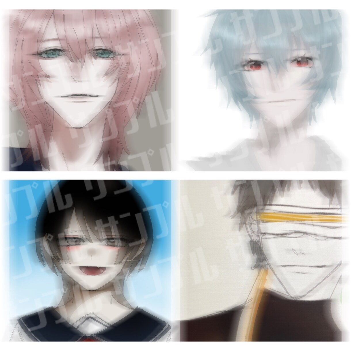 簡易イラスト描きます 貴方だけのシンプルな立ち絵描きます イメージ4
