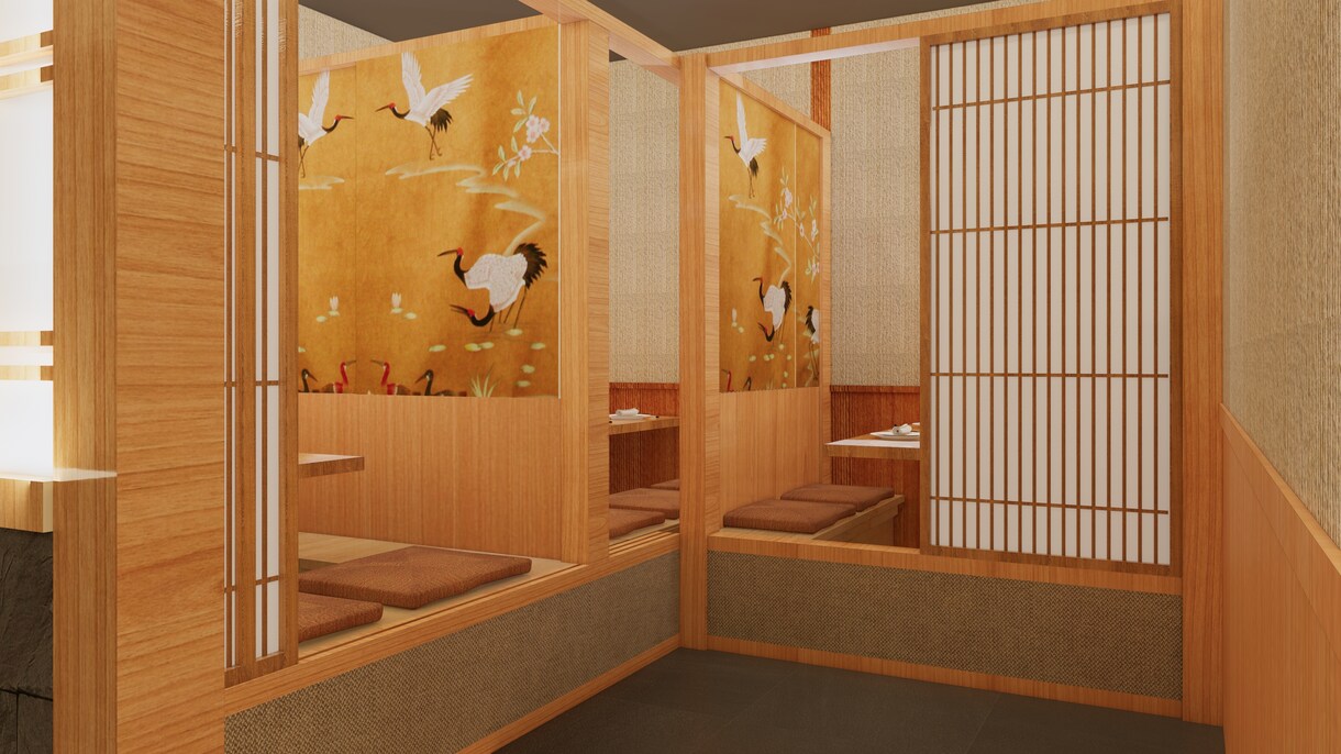 居酒屋向け｜内観パース制作 承りますます 空間の雰囲気と魅力をリアルに可視化します イメージ10
