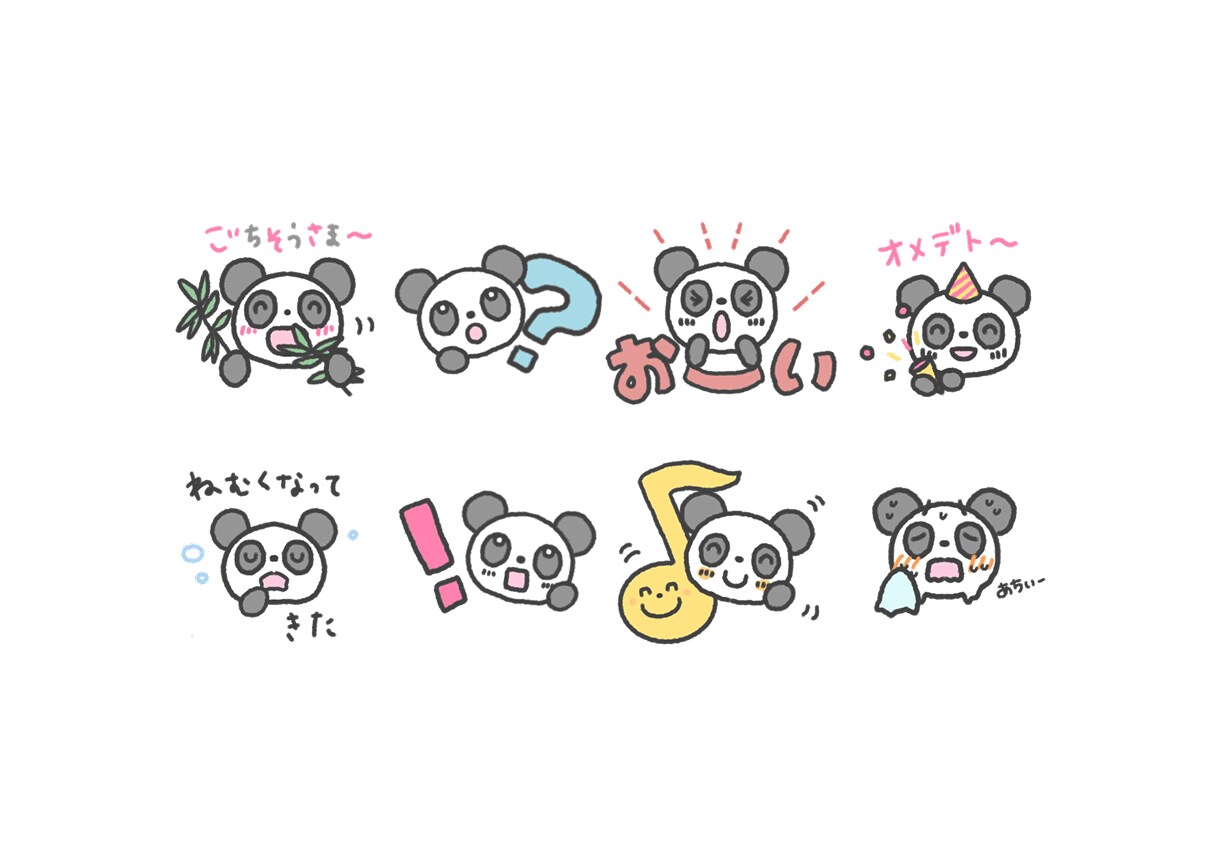 もちもちかわいい動物のLINEスタンプ作ります イラスト販売サイトでのDL実績多数！商用・個人どちらもOK！ イメージ6