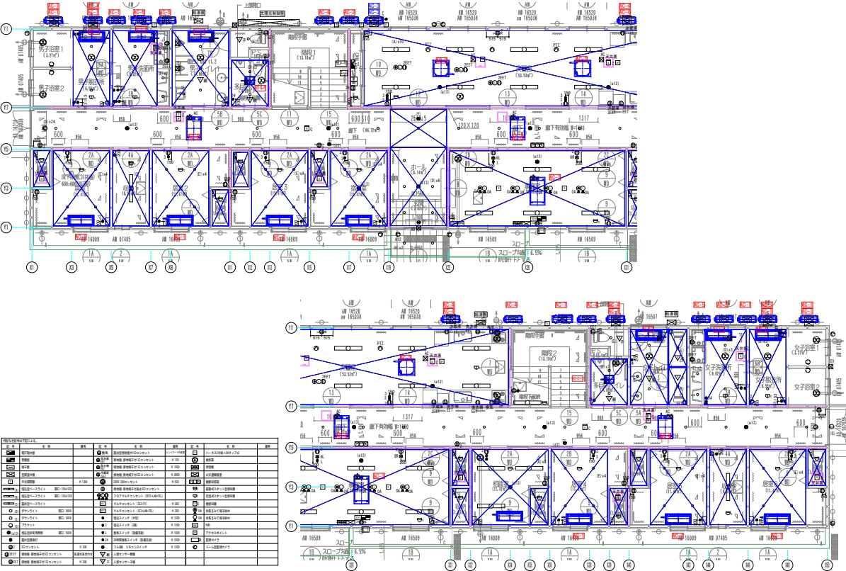 確認申請・実施設計の電気設備プロット作成します 設計事務所様・工務店様のご依頼歓迎です イメージ2