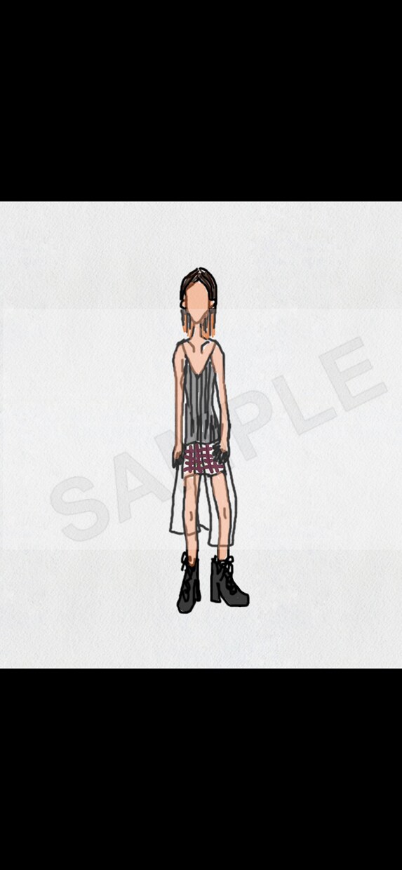 商用可 あなたの好みのファッションの絵を描きます このStyleが好きで絵にしたい！写真をもとにお書きします！ イメージ5