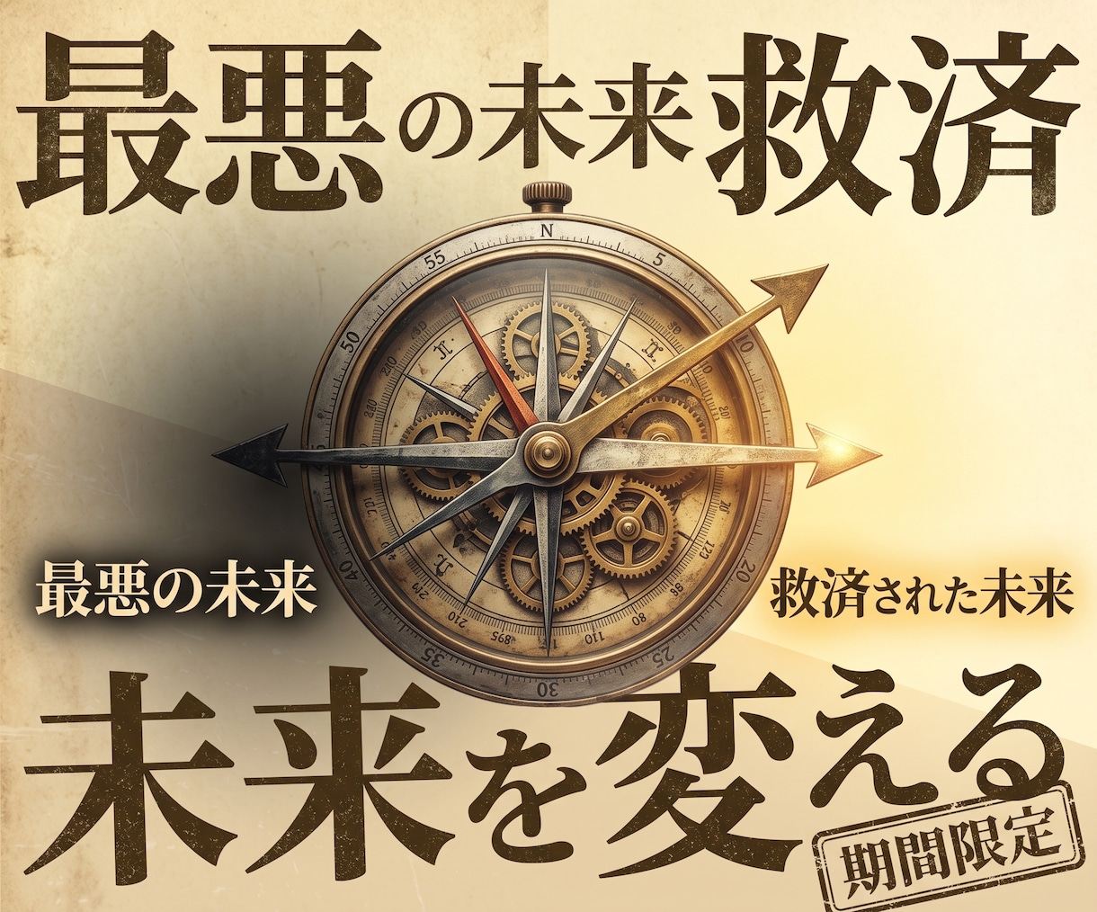 最も良くない未来のあなた様を救済します 【※期間限定】良くない未来のあなた様を救い未来を変えましょう イメージ1