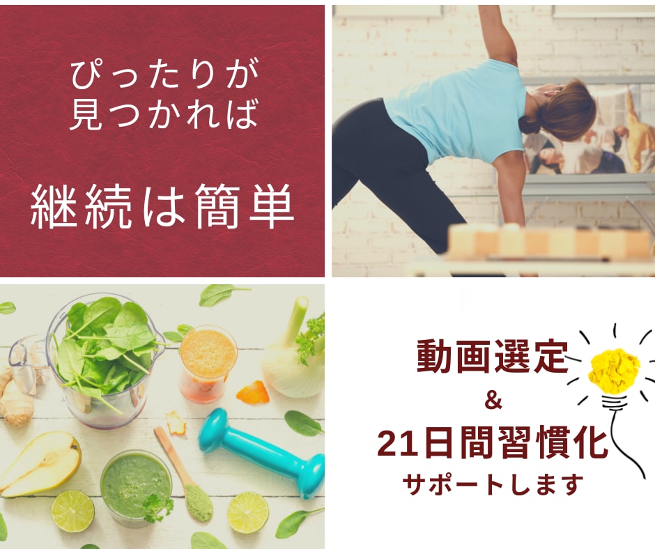 高齢ご家族のための、運動習慣サポートします 状況やお悩み別「週１おすすめ動画＆14日間で習慣化」サポート イメージ1
