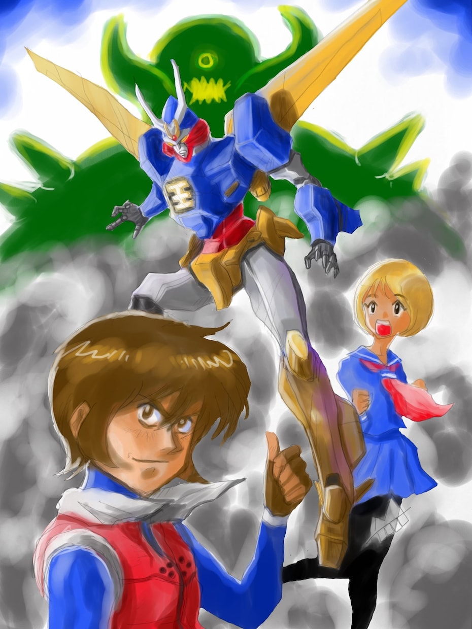 昔のロボットアニメが好きなので、がんばります ロボットデザインも得意ですが、キャラクターも描けます‼️ イメージ1