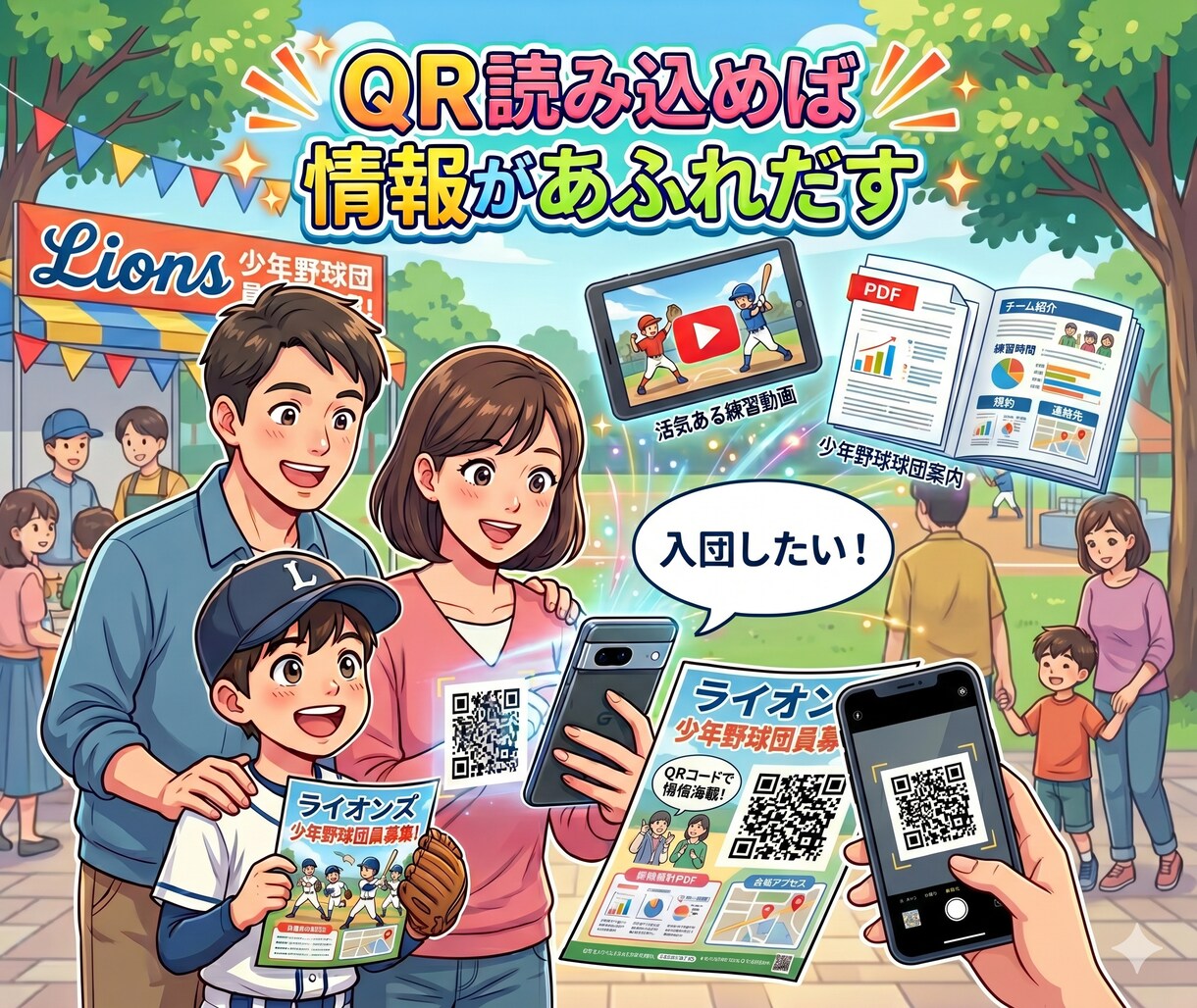 行きたくなる、買いたくなるQR作ります 文字だけの案内は卒業！かざせば「楽しい」が溢れ出す魔法のQR イメージ2