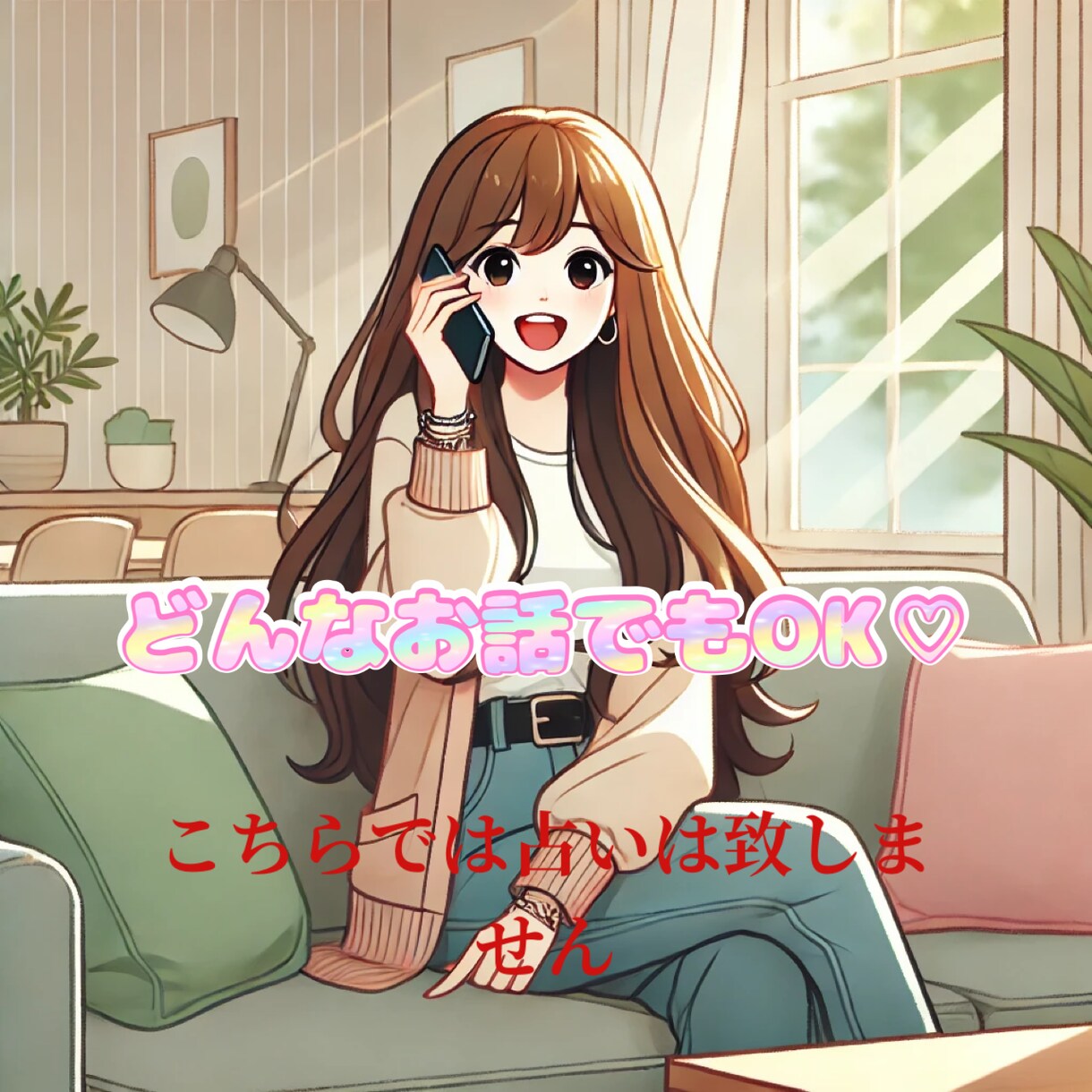 占い師がどんなお話もお聞きします 占いではないです、お話だけしたい人向け♡ イメージ1