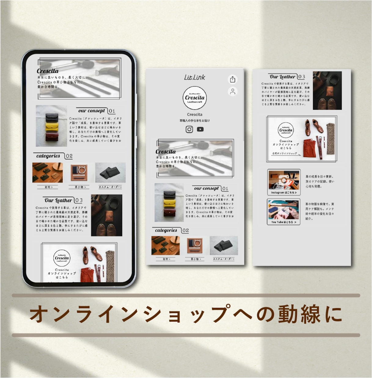 ブランドを一枚で語るリットリンクを制作します ブランド価値を高める！効果的ブランディングのリットリンク制作 イメージ8