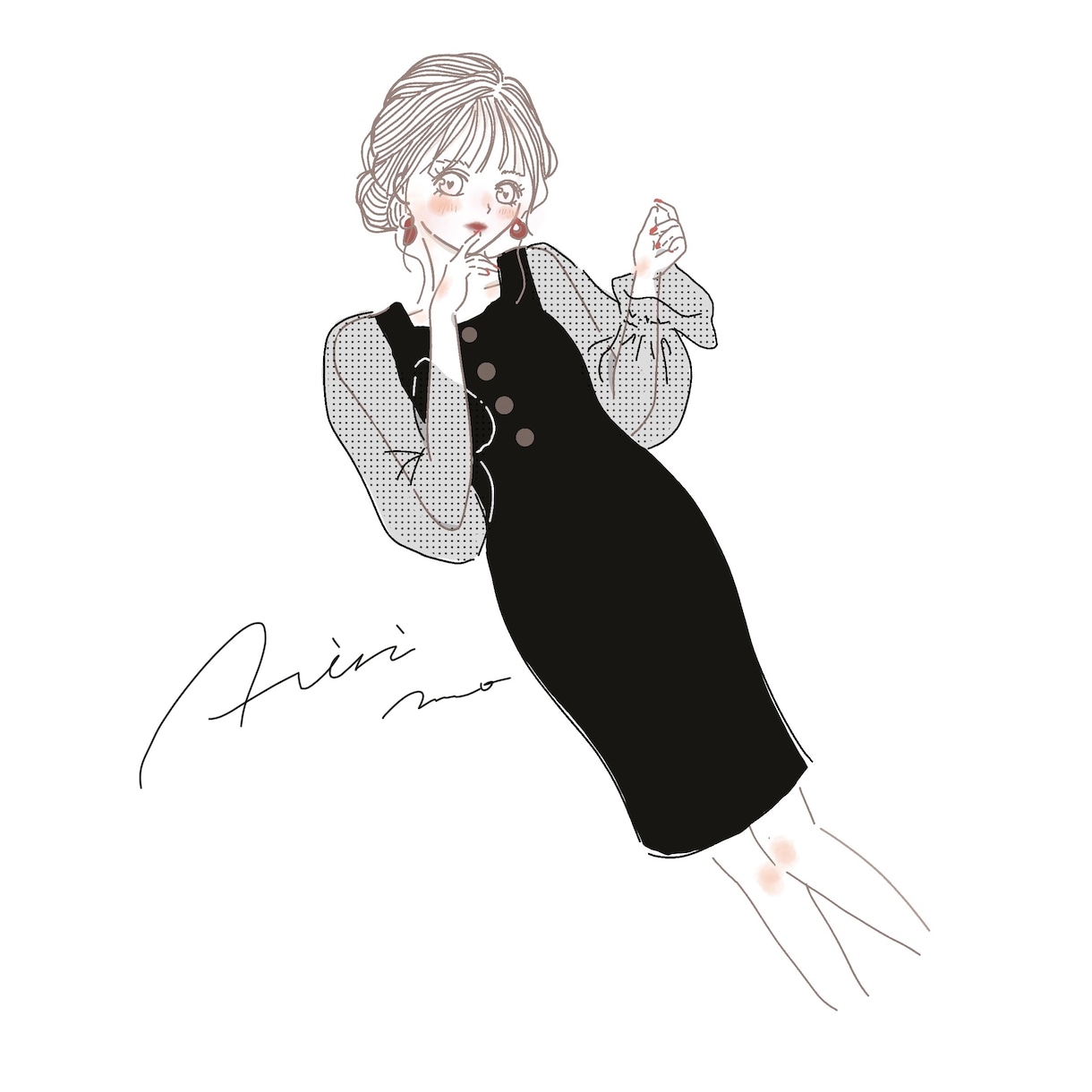 オリジナルのシンプルな線画イラストを作成します 待受やSNSアイコンに最適！プレゼントにもおすすめ♪ イメージ3