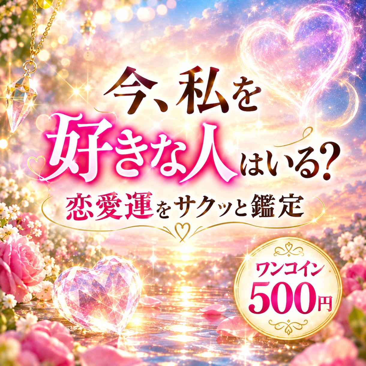 今❤️あなたを密かに思っている人の影を霊視します 「私を好きな人はいる？」恋の波動をワンポイント霊視します✨ イメージ1