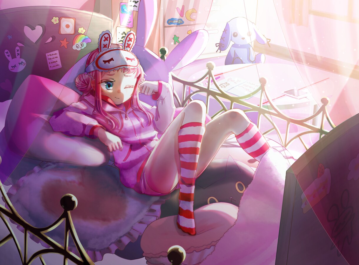可愛い萌えイラスト，制作します 女の子の可愛さを最大限に引き出した絵を描きます イメージ7