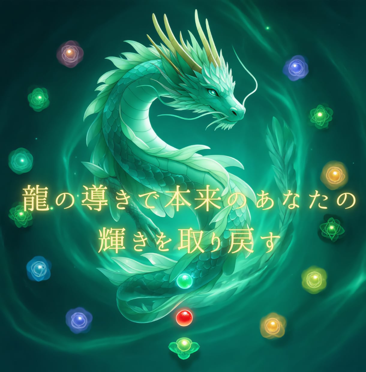 龍の力であなたのチャクラやオーラの状態を占います 龍の導きで、本来のあなたの輝きを取り戻す イメージ1