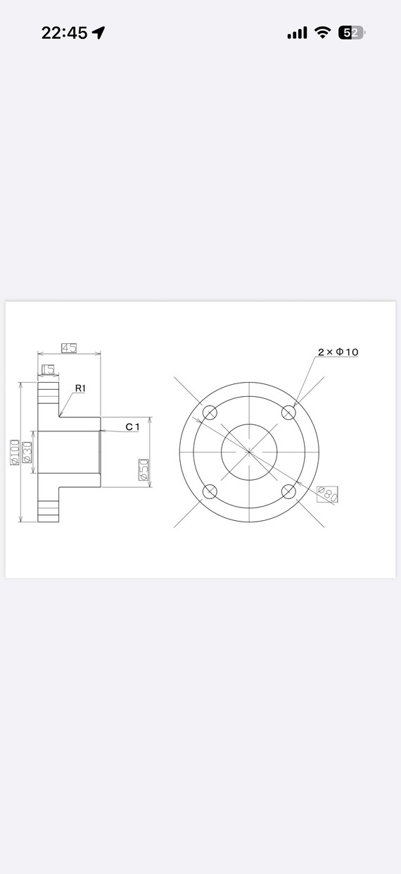 手書き図・写真から2D CAD図面を作成します 機械部品・製缶品の2D CAD図面を作成します イメージ4