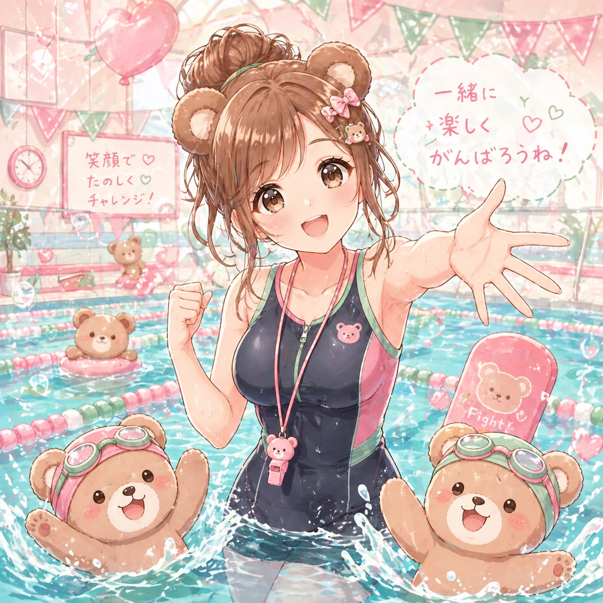 現役スイミングコーチが子どもの水泳相談のります チャットで気軽に♪水が苦手な子もやさしくサポートします！ イメージ1