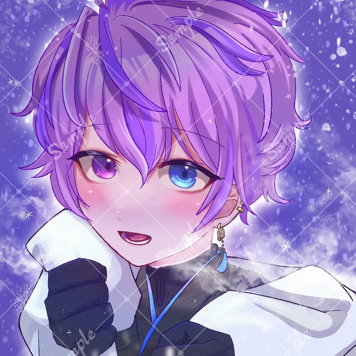 SNS・配信・ブログに使えるアイコン描きます あなたのイメージにピッタリのイラストをお描きします！ イメージ3