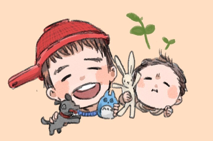 似顔絵を描きます ご自身やお子様、ご家族をデフォルメして描きます。 イメージ1