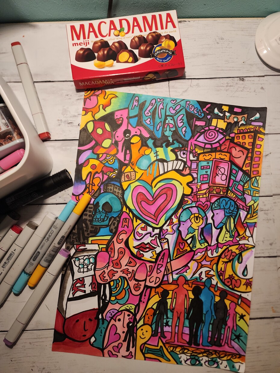 似顔絵、アート等なんでも描きます アナログ限定です任せてください愛犬や似顔絵、思い出の写真 イメージ3