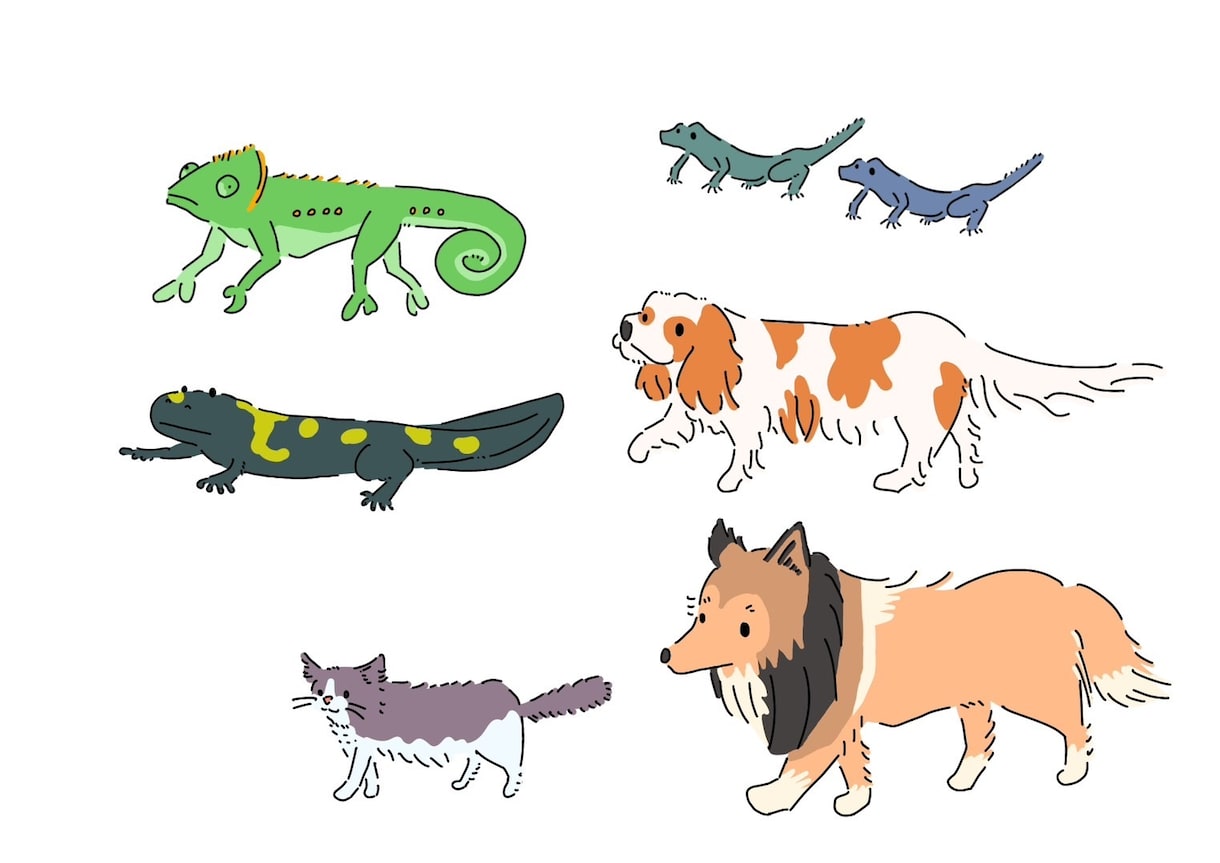 優しい色　アイコンにおすすめのイラスト描きます シンプルな線画と明るい印象のキャラクターイラスト！ イメージ2