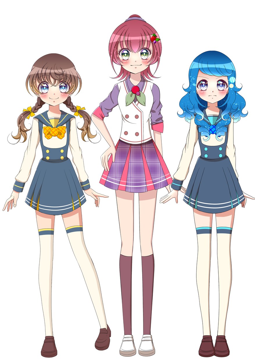 少女漫画な可愛いIRIAMの立ち絵をデザインします 少女漫画な絵柄で自分らしい特徴的なキラキラデザインはいかが？ イメージ8