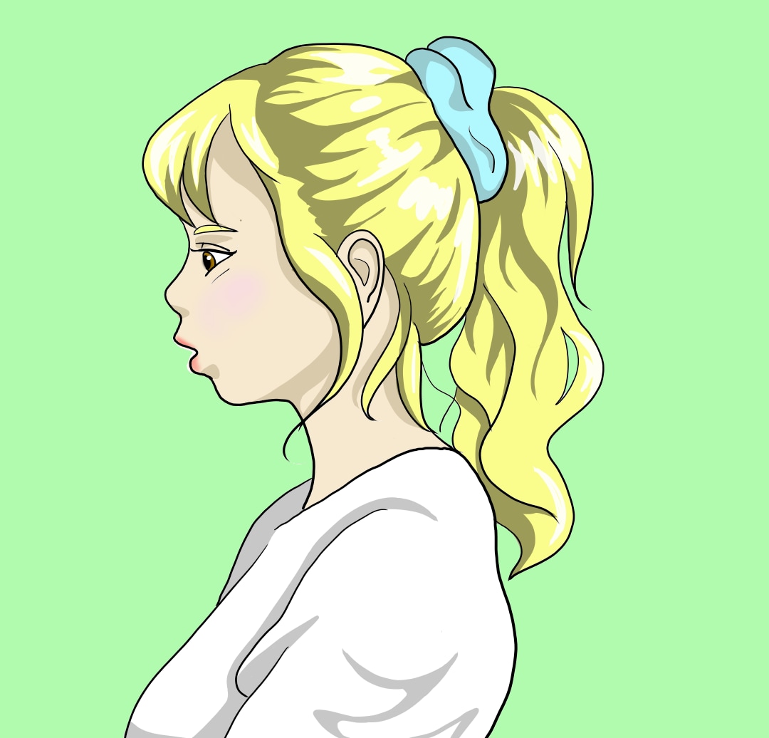 あなたのヨコガオ描きます LINEやインスタのアイコンをデジタルでかわいく描きます！ イメージ1