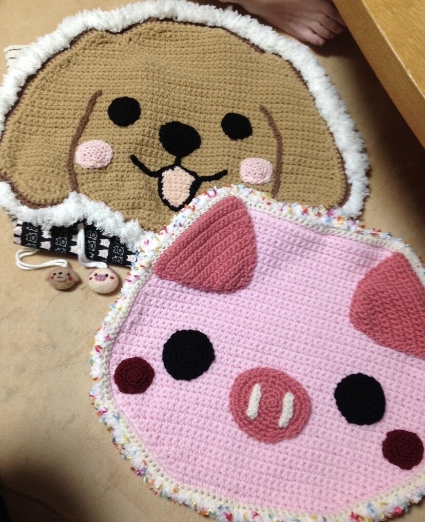 お好きな動物リクエストお受けします あなたの好きな動物が座布団に！♡毛糸で作る動物座布団！！ イメージ4