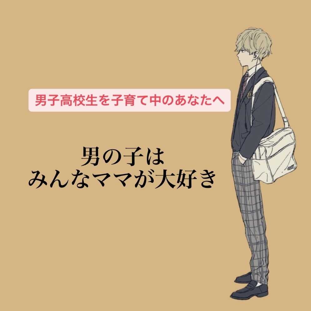 男子高校生を子育て中のママさんの相談乗ります 男子高校生ママ/シングル/40歳 イメージ1