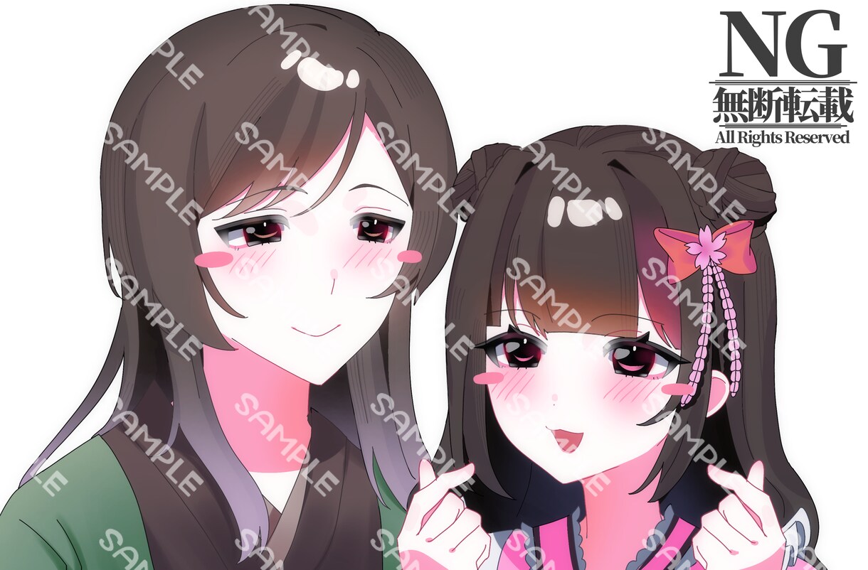 あなたのキャラクター達を描きます 様々な絵柄で対応しております！ イメージ3