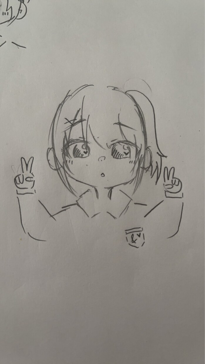 女子高生ぽいイラストになってます 可愛い女の子を強調した素晴らしいイラストになってます。 イメージ1
