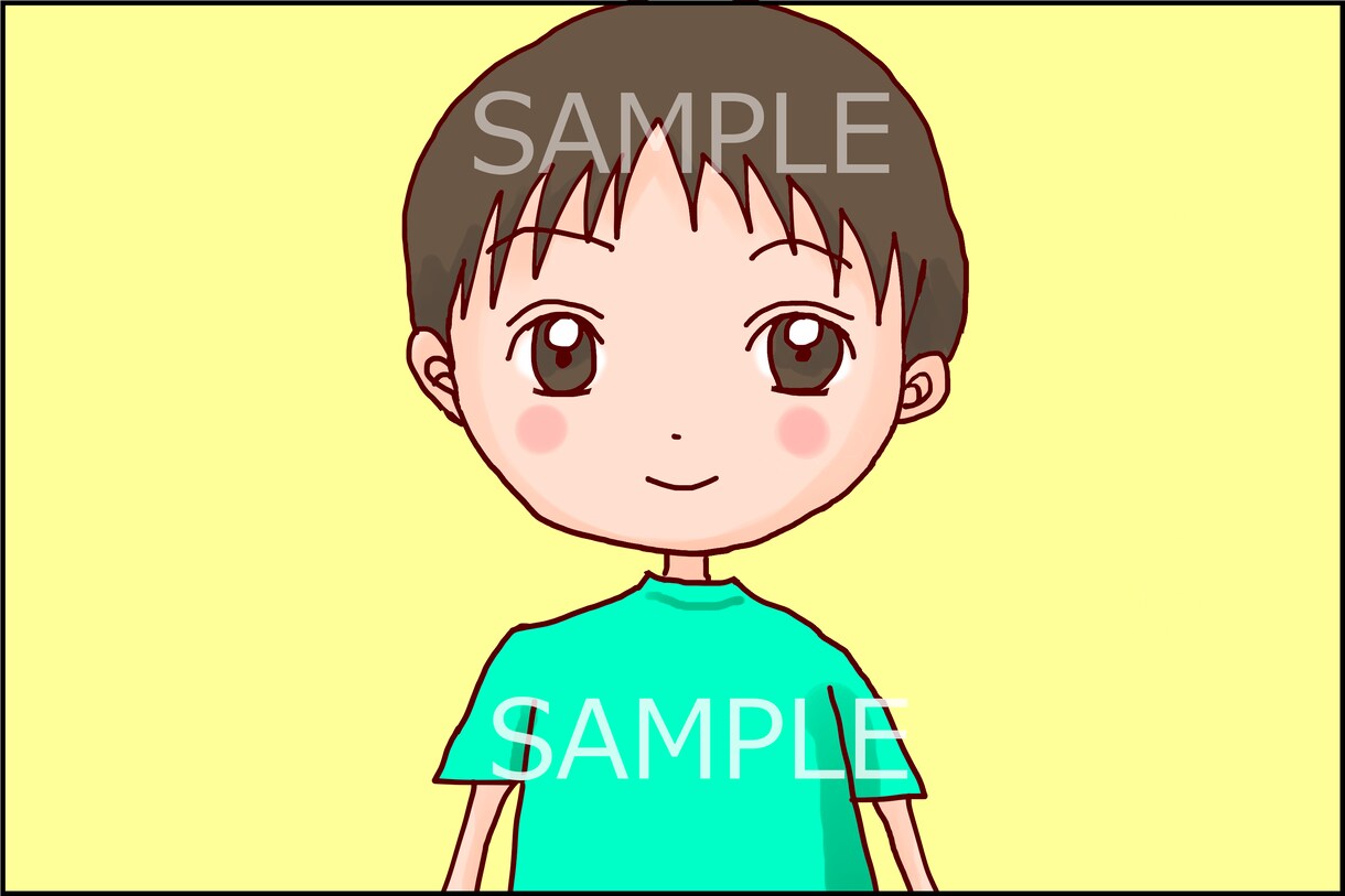 商用利用可☆ゆるくてかわいい人物や動物描きます 印象に残るイラストを目指しています イメージ4