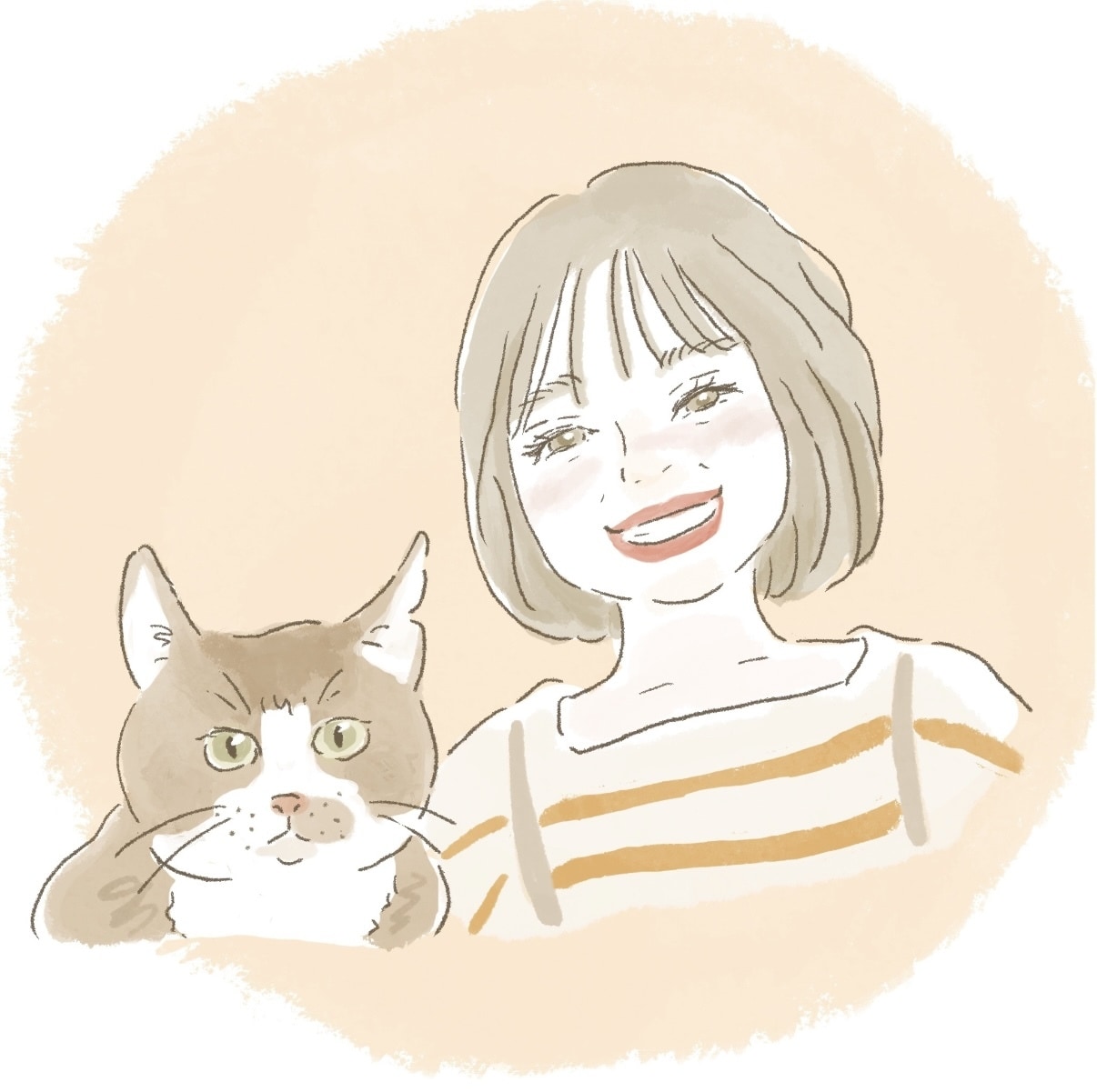 商用利用OK！シンプルな似顔絵イラスト描きます お写真を似顔絵イラストにします‼︎SNSアイコンなどに♡ イメージ2