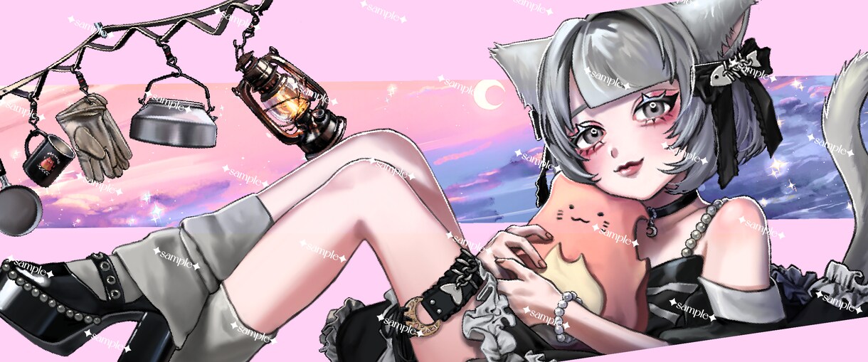 こだわりのつまったかわいいイラストお届けします ♡1枚絵、動画サムネイル、グッズイラストご相談ください♡ イメージ9