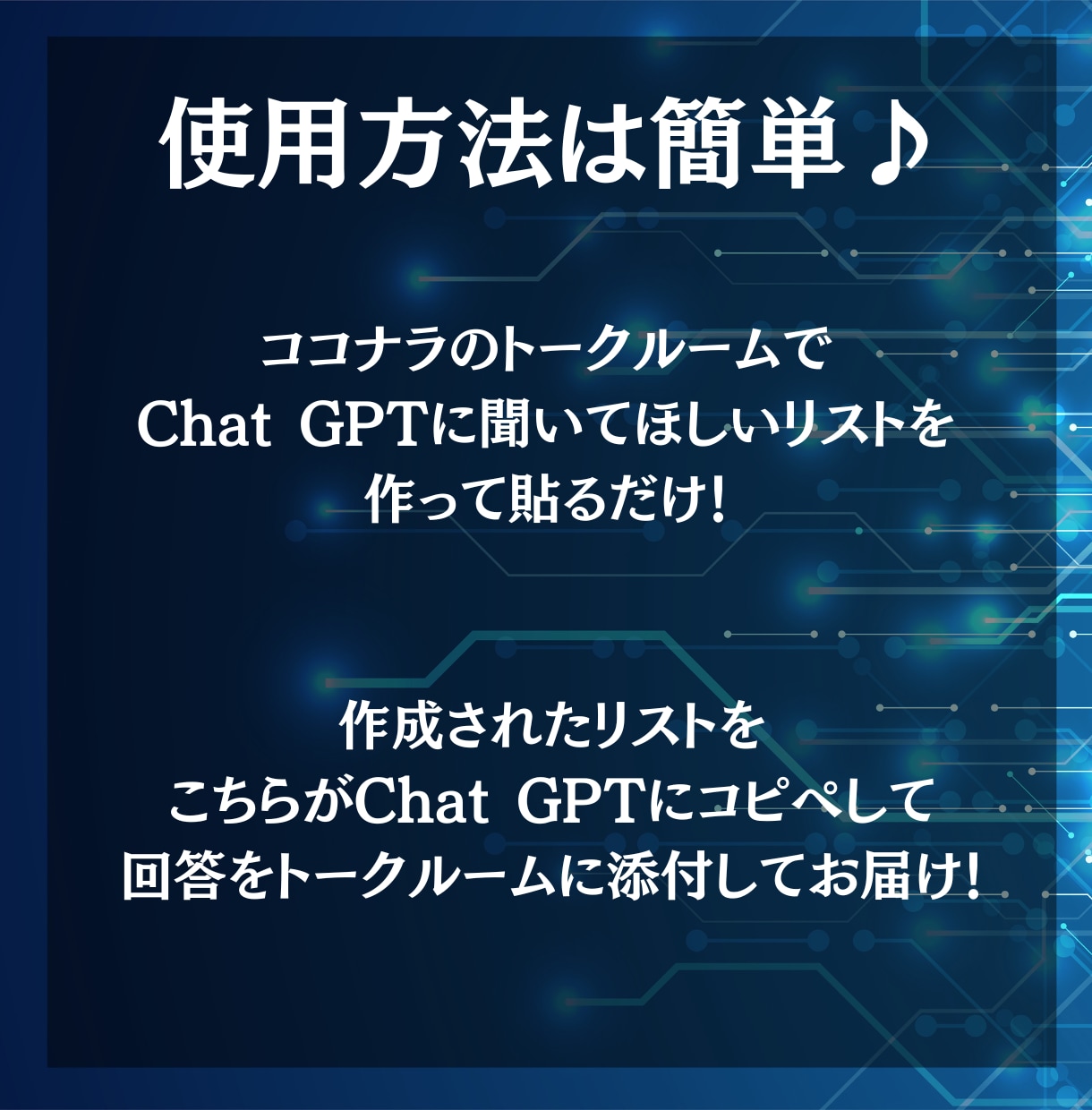 激安！ChatGPT20日間500円お試しできます ChatGPTを"20日間"1コインでお試し♪ イメージ4