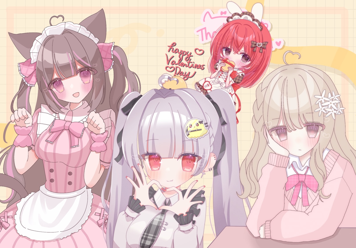 安くかわいいアイコンなどに使えるイラスト描きます 淡い可愛い雰囲気が得意です໒꒱実績欲しいので安価です イメージ6