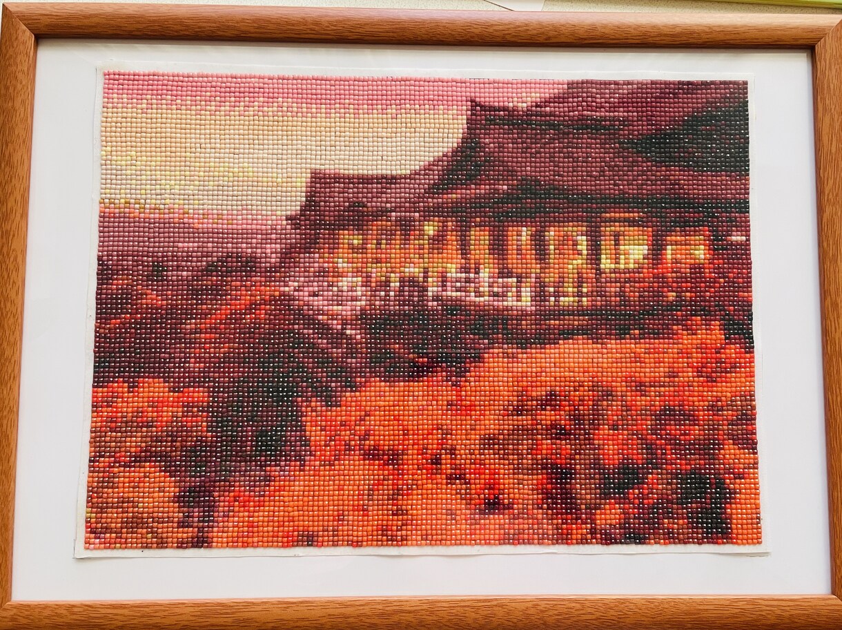 思い出の写真をキラキラアートにします 【ダイヤモンドアート】フルオーダー式 イメージ1