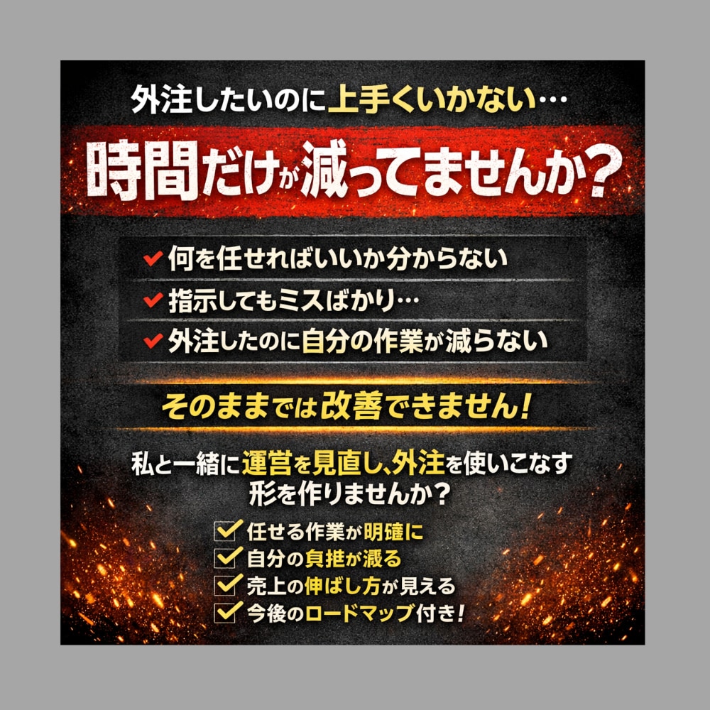 eBay外注化＋運営整理 1ヶ月伴走コンサルします 外注を入れたら楽になるはずだったのに逆に疲れてしまった方へ。 イメージ1