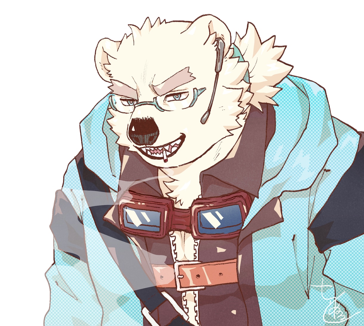 獣人・ケモノ特化／SNSアイコン・ヘッダー描きます 獣人/ケモノ/FurryのSNSアイコン・ヘッダー制作します イメージ1
