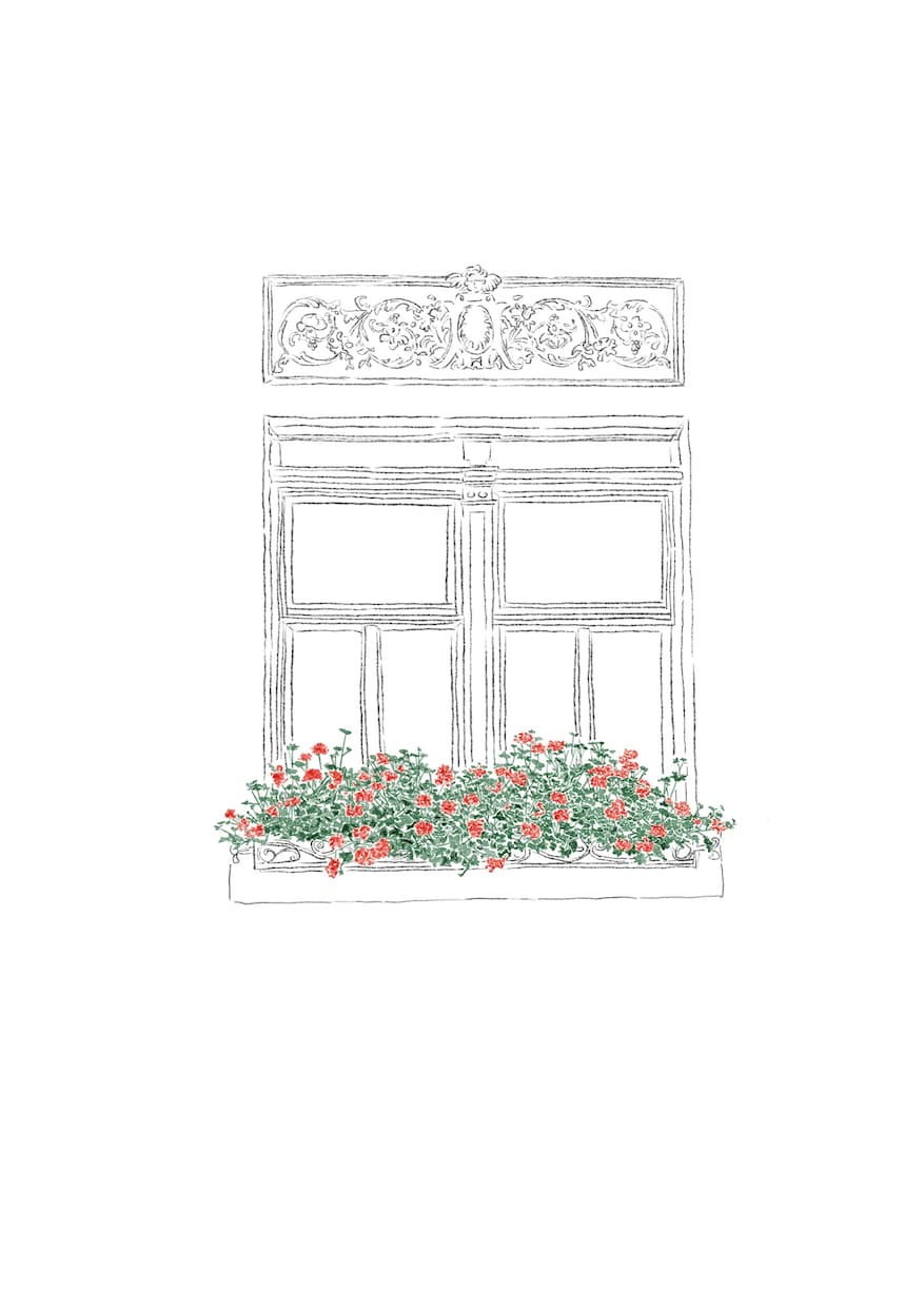 思い出の風景、憧れの風景を描きます 写真をもとにシンプルに、繊細に風景や人々を描きます イメージ9