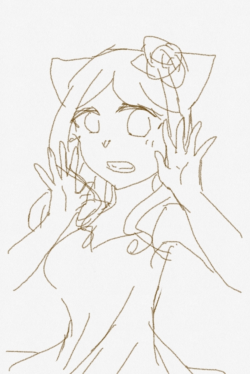 線画描きます ポーズが思いつかない人、線画が苦手な人の助けになります！ イメージ4