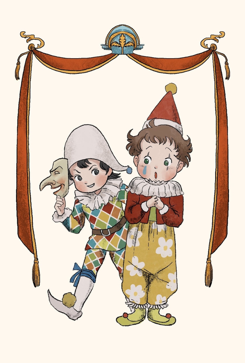 レトロでかわいい子どものイラストを描きます お子様の似顔絵、アイコン、挿絵などに！ イメージ1